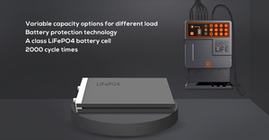JUA Energy Générateur d'énergie solaire prépayé Pay As You <span class=keywords><strong>Go</strong></span> Système d'énergie solaire domestique portable pour l'éclairage DC TV Fan Radio Charge - Product Image 3