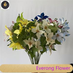 Nueva Llegada, Flor <span class=keywords><strong>de</strong></span> 4 Hojas para Decoración del Hogar, Nuevo Diseño, Flor Artificial para Decoración <span class=keywords><strong>de</strong></span> Bodas - Product Image 3