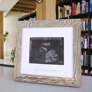Marco de Fotos de Madera para Ecografía de Bebé, Anuncio de <span class=keywords><strong>Embarazo</strong></span>, Amor a Primera Vista, Marco para Ultrasonido - Product Image 1