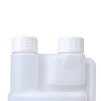 Offre Spéciale – Bouteille à double col de 1000 ml en PEHD souple, flacon doseur en plastique à double col de 500 ml pour liquides chimiques