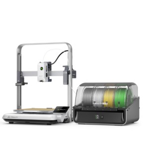 Imprimante 3D Creali Ender-3 V4 Combo, volume d'impression 220x220x235mm, nouvelle table chauffante monobloc, garantie 1 an, connectivité USB, roulements - Product Image 2