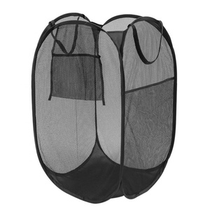 Cesto de lavandería emergente de malla aceptable con logotipo personalizado, cesta cuadrada plegable para <span class=keywords><strong>ropa</strong></span> <span class=keywords><strong>sucia</strong></span>, habitación de niños, <span class=keywords><strong>baño</strong></span> de viaje, plegable - Product Image 2