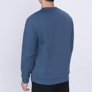 Người Đàn Ông Của Quá Khổ Không Khí Lớp Crew Cổ Thể Thao Áo Sơ Mi Giản Dị <span class=keywords><strong>Jersey</strong></span> Mềm Mại Và Heavyweight Với Tùy Chỉnh Mô Hình Thiết Kế In Ấn - Product Image 4