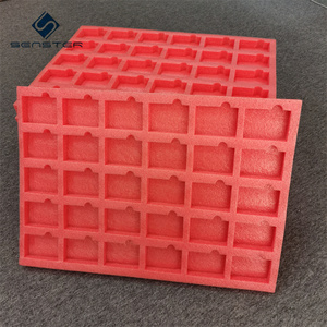 Impermeabile Anti-Shock nero <span class=keywords><strong>EVA</strong></span>/EPE/PU spugna schiuma inserto tubo stile foglio per articoli delicati per il confezionamento - Product Image 2