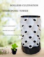 Système hydroponique de culture de la tour verticale de jardin Système d'automatisation aéroponique d'intérieur