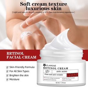 Crème hydratante personnalisée au logo, au rétinol, à la centella et à la niacinamide, pour le renouvellement cutané, anti-rides, liftante, améliorant l'élasticité, soin du visage, OEM - Product Image 4