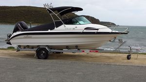 <span class=keywords><strong>Bateau</strong></span> de pêche de luxe en FRP de <span class=keywords><strong>18</strong></span> pieds avec cabine et auvent pliable - Product Image 2