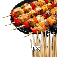 Brochettes de kebab en bois rondes jetables de haute qualité Yada 3.0x180mm bâtons de barbecue outils de barbecue pour une utilisation automatique de la Machine