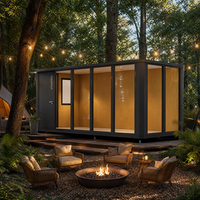 COCOVIA Luxury 20ft Tiny Home Modulaire en Panneaux Conteneurs, Portable et Mobile, Prête à l'emploi, pour Rangement ou Abri de Jardin