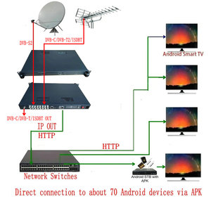 Receptor de televisión por satélite <span class=keywords><strong>OSCAM</strong></span> FTA digital de alta definición (1. 2. 1) con modulador DVB-T a RF - Product Image 6