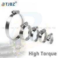 Colliers de serrage en acier inoxydable de type allemand pour conduites de carburant, 44-64 mm, fournis directement par l'usine