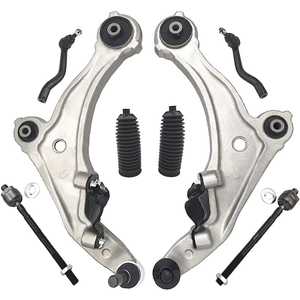 Bras <span class=keywords><strong>de</strong></span> commande inférieurs avant avec joints à <span class=keywords><strong>rotule</strong></span> Bagues <span class=keywords><strong>de</strong></span> biellette <span class=keywords><strong>de</strong></span> biellette et <span class=keywords><strong>soufflet</strong></span> <span class=keywords><strong>de</strong></span> pignon <span class=keywords><strong>de</strong></span> remplacement pour Nissan Maxima 2009-2014 - Product Image 3