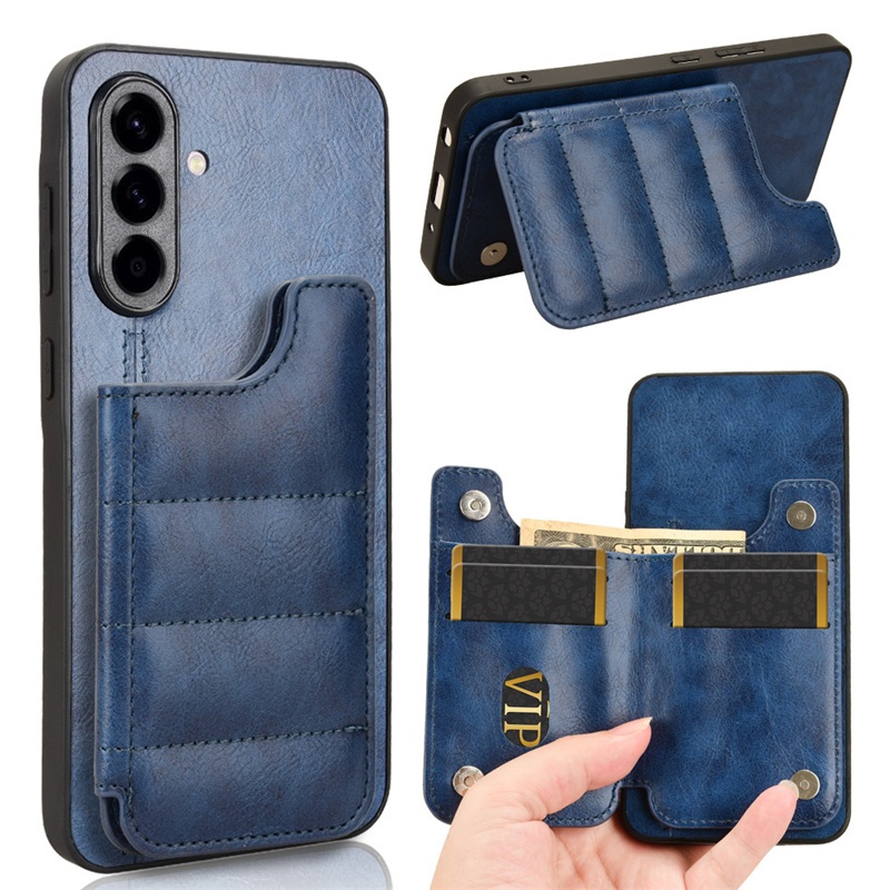 Caso + titular de la tarjeta y azul