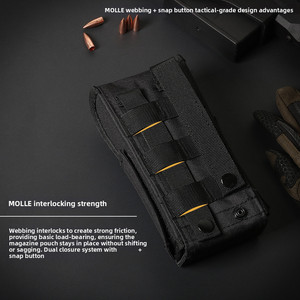 Bolsa de balas MOLLE, 25 rondas, bolsa de accesorios de nailon para cinturón, bolsa de cintura para revista, bolsa de bala de pistola de <span class=keywords><strong>calibre</strong></span> 12/<span class=keywords><strong>20</strong></span> - Product Image 5