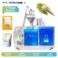 Machine d'emballage automatique pour poudre de crème glacée en sachet Doypack, poudre de levure, sachets préformés, sachets à fermeture éclair, remplissage et scellage, vente chaude