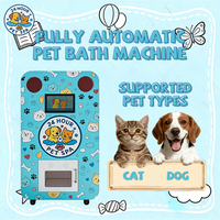 Station de lavage pour animaux à haut rendement 24h/24 en libre-service avec désodorisation et séchage en profondeur pour centres de soins pour animaux