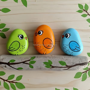 ผู้จัดจำหน่ายวัสดุหินดิบสำหรับงานเพ้นท์ด้วยมือ ชุดศิลปะหิน DIY สร้างสรรค์ ภาพวาดหินธรรมชาติสำหรับระบายสีหิน ชุดระบายสีหิน - Product Image 6