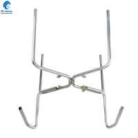 Jambe de base de chaise de salle à manger à cadre en métal chromé en vrac 400 + 260mm