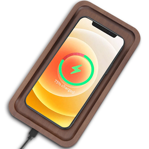 <span class=keywords><strong>Cargador</strong></span> inalámbrico magnético de madera, almohadilla de carga inalámbrica portátil de 15W <span class=keywords><strong>para</strong></span> Iphone 13 Pro Max, <span class=keywords><strong>Samsung</strong></span> S21 - Product Image 1