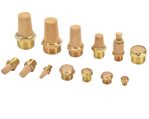 Silenziatore Pneumatico in Plastica <span class=keywords><strong>Serie</strong></span> SU, Silenziatore per Linea d'Aria con Filettatura Maschio, Colore Arancione Blu, Misure 1/8 1/4 3/8 1/2 - Product Image 4