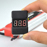 Testeur de tension de batterie Lipo BX100 1-8S / Alarme de basse tension / Vérificateur de tension de batterie avec haut-parleurs doubles