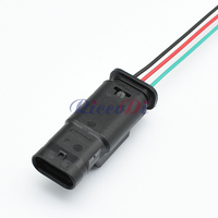 Connecteur d'adaptateur électronique automobile étanche 12V à 3 broches AMP 1718653-1 pour VW Audi 4F0973703A /4F0973703