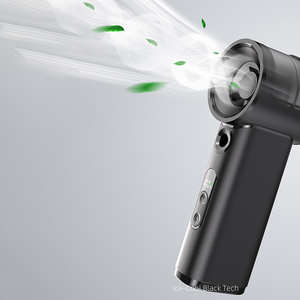 Nouveau <span class=keywords><strong>ventilateur</strong></span> portable haute vitesse à brumisation d'eau, 4000 mAh, rechargeable par USB, ventilateurs turbo, refroidissement d'air extérieur, humidificateur portable - Product Image 3