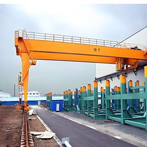 קטן נייד חצי גנטרי מנוף 5 ציור טון, 10 טון רכבת רכוב העגור מחיר 12 טון עגור למכירה - Product Image 1