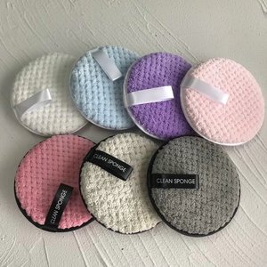 Éponges en microfibre recyclables, tampons doux pour le nettoyage du visage, éponges démaquillantes de haute qualité, forme personnalisée - Product Image 6