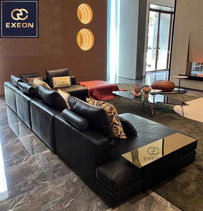 Dealer Interior Full House design di <span class=keywords><strong>mobili</strong></span> in velluto Villa di lusso <span class=keywords><strong>mobili</strong></span> per personalizzare la casa soggiorno divano divano Set - Product Image 3