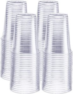 Gobelet en plastique transparent compostable écologique, gobelet jetable à base de plantes, gobelet à boisson biodégradable - Product Image 1