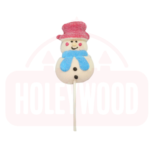 Holeywood 4D Noël Délicat Bonhomme De Neige Guimauve Sucette Mixte Boîte De Bonbons À Saveur De Fruits Emballage Doux Dent <span class=keywords><strong>Plaisir</strong></span> - Product Image 2