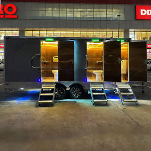 Baños Móviles en Remolque, Diseño de Baños Accesibles para Discapacitados, Duraderos y Ecológicos para Eventos de Construcción al Aire Libre y Uso Público - Product Image 3