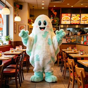 Costume Realistico da Personaggio, Consegna Rapida, per Carnevale e Parate, in Tessuto Morbido, Lupo Grigio, Mascotte per Uomini e Donne, Vendita Globale, Su Misura - Product Image 4
