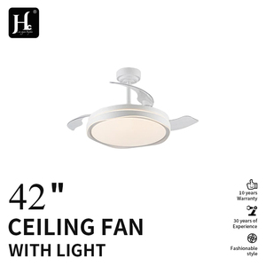 42 Silver <b>Ceiling</b> Fan Modern Retractable <b>Ceiling</b> Fan DC Motor <b>Ceiling</b> Fan with <b>Remote</b> <b>Control</b> - Product Image 2