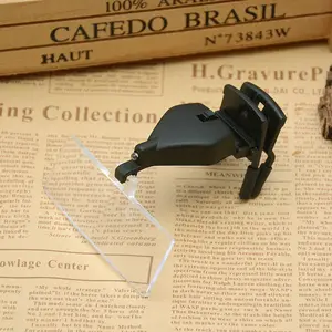 10X Ultra-light Glass Lens Clip On Eyeglass Reading Magnifying Glasses for Jewelry Watch Electronics Repair