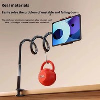 Support de téléphone en alliage flexible à bras long pour lit et bureau, réglable, rotatif à 360°, pour tournage et lecture