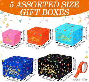 Boîte cadeau mystère en carton avec fermeture éclair à bande détachable personnalisée, best-seller - Product Image 6