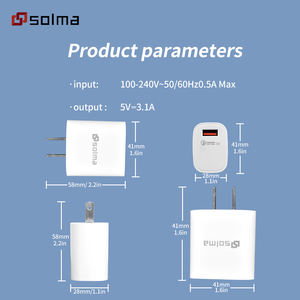 Adaptador de carga rápida de EE. UU. 65W Cargador de pared USB delgado con marca ETL FCC - Product Image 3