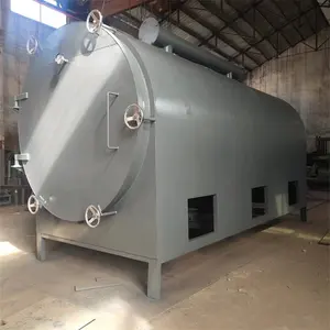 Máquina de fazer carvão vegetal de biomassa de alta qualidade Forno de Carvão vegetal Forno de carbonização horizontal