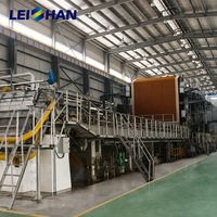 Ligne de production de papier recyclé OCC de grande capacité 50-500 TPD, machine à fabriquer du papier ondulé en rouleaux jumbo