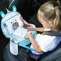 U661 Customize Toddler Car Seat Tray Table Cover avec surface d'écriture ferme et porte-gobelet intégré pour le voyage Car Back Seat Tray