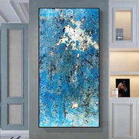 Panneau mural en marbre translucide rétroéclairé en pierre bleue décorative de luxe