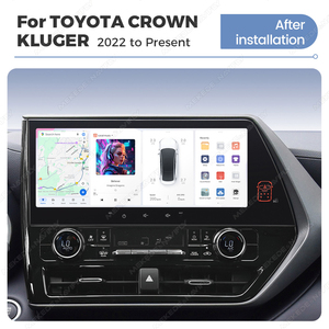 DUDUAUTO 12.3 pollici 12 + 512G unità di testa universale autoradio lettore di GPS per TOYOTA corona KLUGER 2022 presente - Product Image 3
