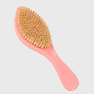 Brosse à barbe noire à poils de sanglier, accessoires de barbier, manche en plastique étanche, brosse à cheveux pour le nettoyage du visage, vente chaude - Product Image 2