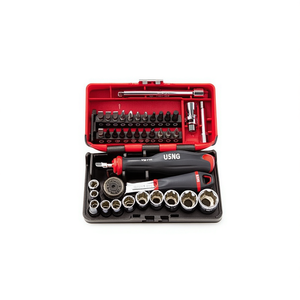 Jeu de douilles de 609 1/4 pouces avec porte-embouts et rallonges pour réparation automobile - Product Image 2