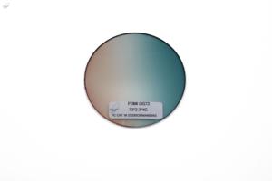 Double couleurs Gradient Teinté PC Polycarbonate Lentilles Rainbow Gradient Lens avec Green Color - Product Image 2