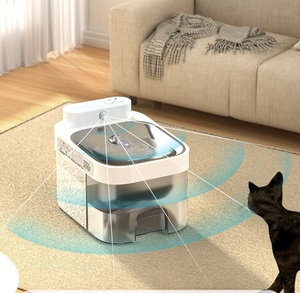 Distributore d'Acqua 3L con Separazione Acqua Pulita e Sporca, Pompa Wireless Automatica per Cani con App - Product Image 6