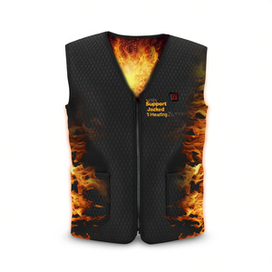 Chaleco Térmico con Calefacción de 5 Zonas, USB Ajustable, para Invierno, Senderismo, Cálido, Aislado, con Cierre de Cremallera, de Poliéster, Ropa Deportiva para Hombre - Product Image 1