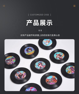 Imán de nevera retro nostálgico con diseño de disco de <span class=keywords><strong>vinilo</strong></span>, pegatina magnética con temática musical, decoración magnética <span class=keywords><strong>para</strong></span> tablero perforado de escritorio - Product Image 4